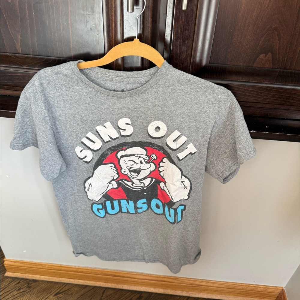 Gray Graphic Kids T-Shirt